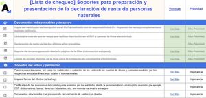 Declaración de renta de personas naturales