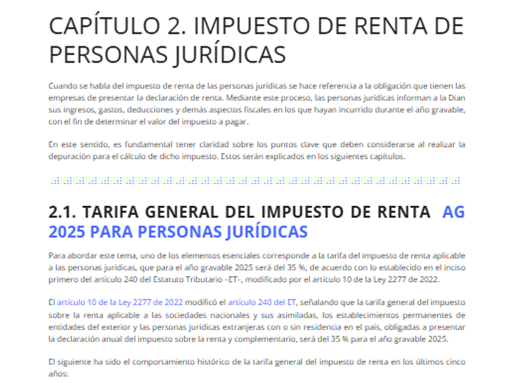 Impuesto de renta 2026: efectos del año gravable 2025