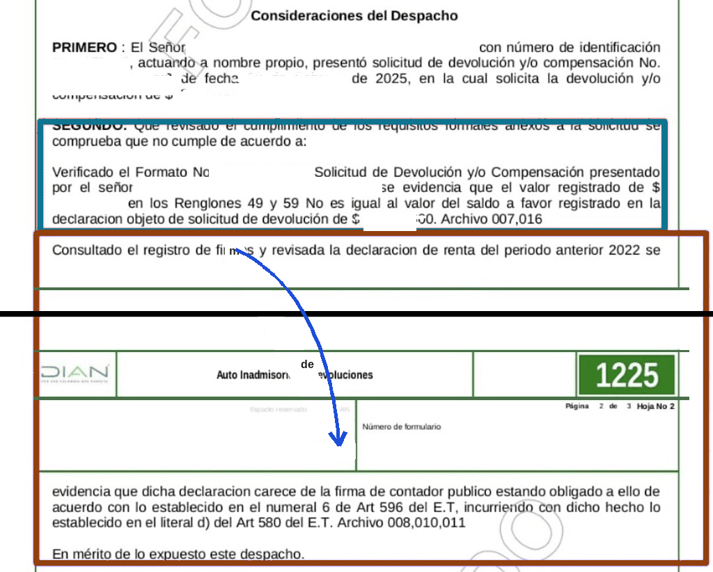 saldo a favor