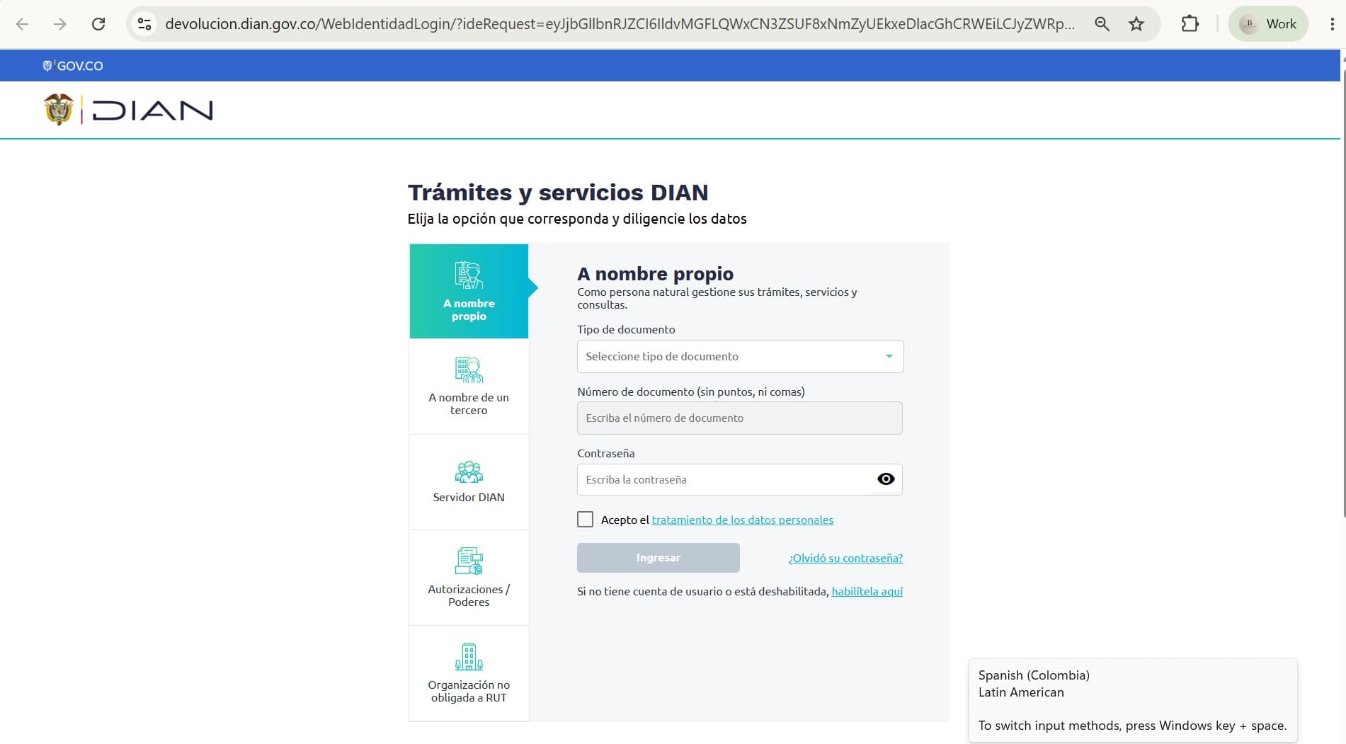 Devolución de saldos a favor