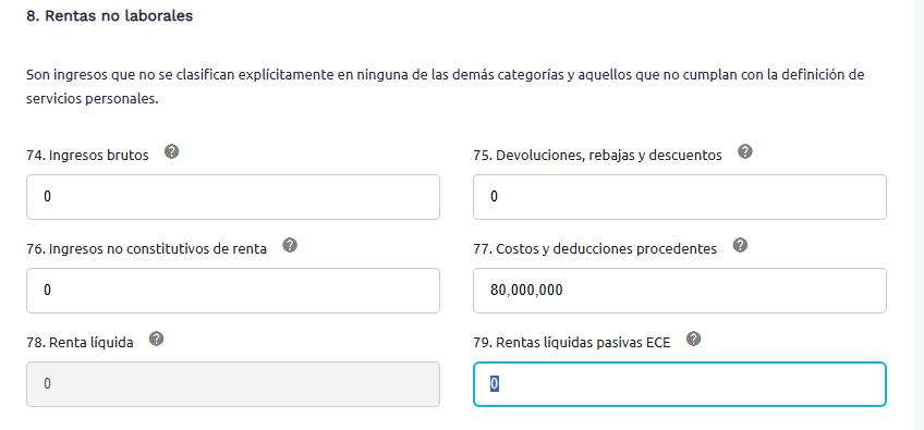 Declaración de renta 