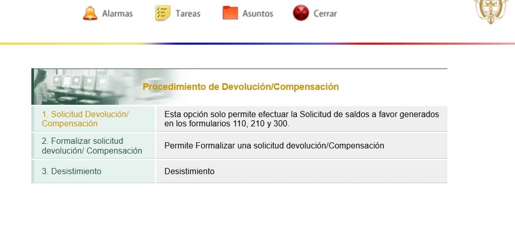 Devolución de saldos a favor