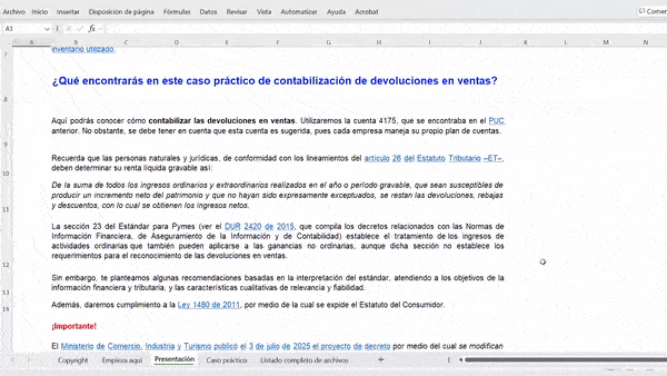 devoluciones en ventas