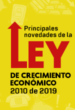 Principales novedades de la Ley de crecimiento económico 2010 de 2019 por Diego Guevara