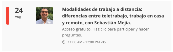 Actualícese Academy - Charlas y Conferencias en vivo