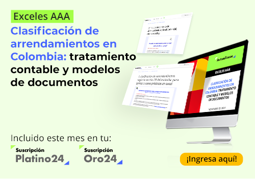 Clasificación de arrendamientos en Colombia: tratamiento contable y documentos modelo