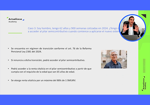    Casos prácticos sobre la nueva reforma pensional