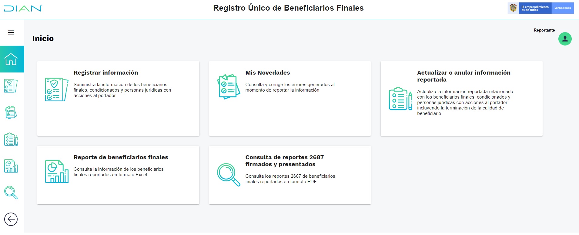 Registro único de beneficiarios finales