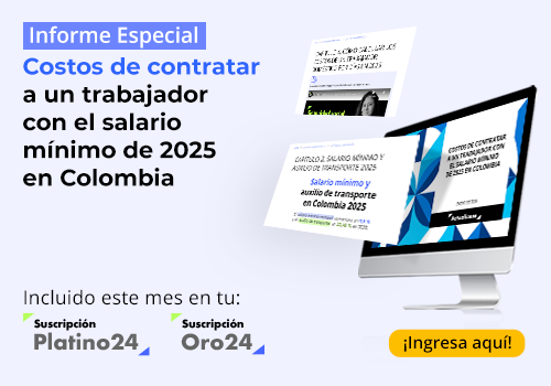 Costos de contratar a un trabajador con el salario mínimo de 2025 en Colombia 