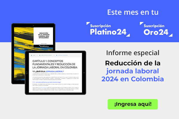 Reducción de la jornada laboral 2024 en Colombia