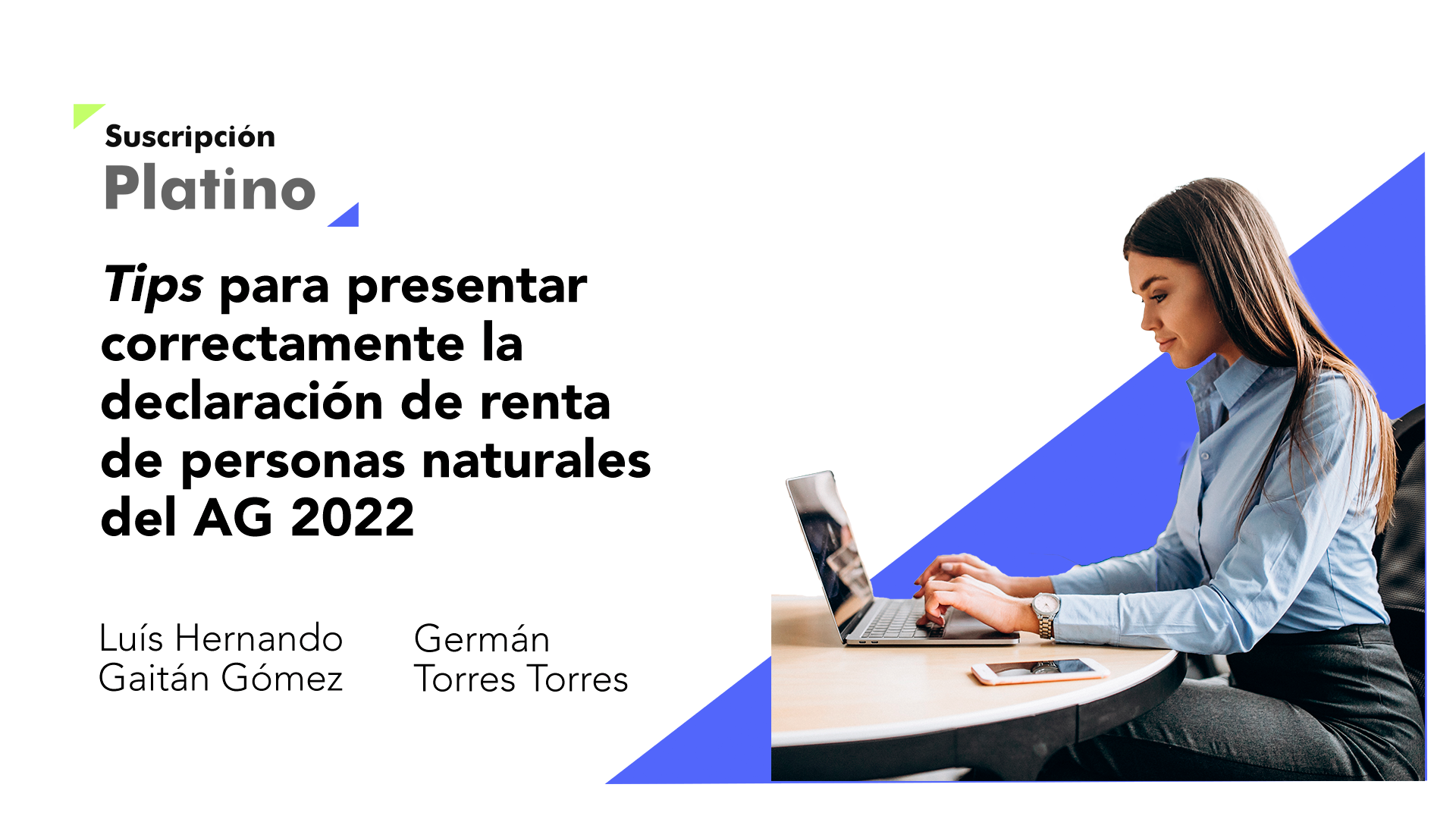 Declaración de renta de personas naturales: taller de rentas cedulares
