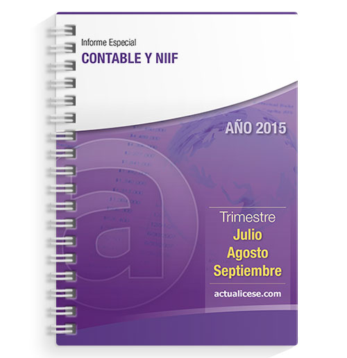 Informe Especial Contable y NIIF 2015 – Tercer Trimestre