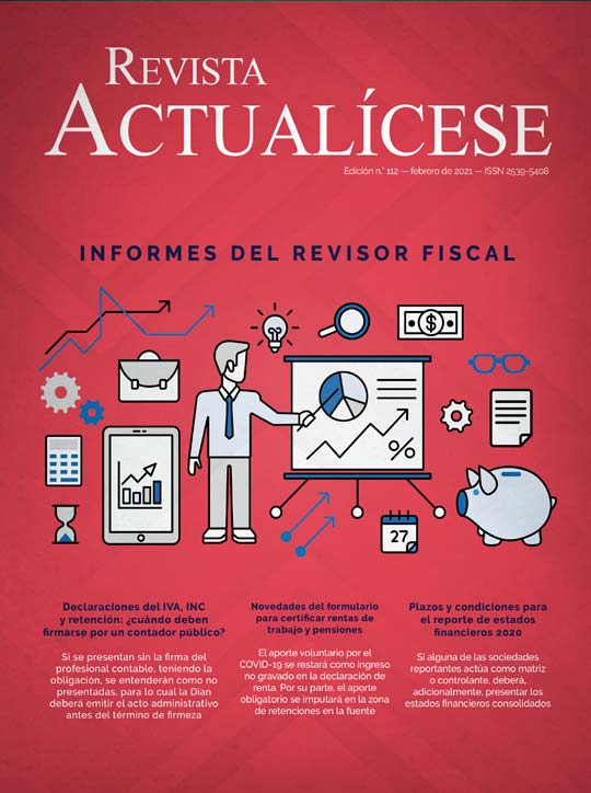 Revista Actualícese edición 112: Informes del revisor fiscal