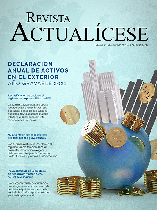 Revista Actualícese edición 114: Declaración anual de activos en el exterior, año gravable 2021