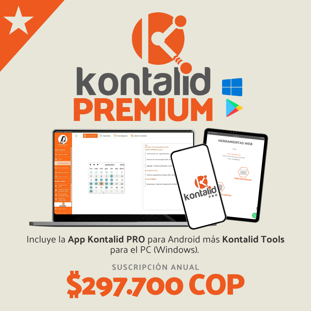 Suscripción KONTALID PREMIUM