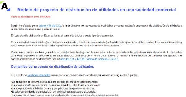 distribución de utilidades