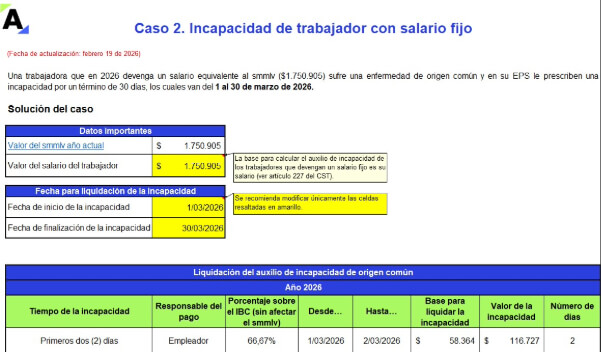 incapacidad