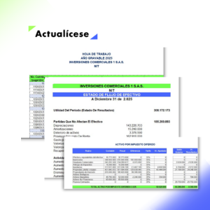Caso práctico en Excel de cierre contable en una pyme
