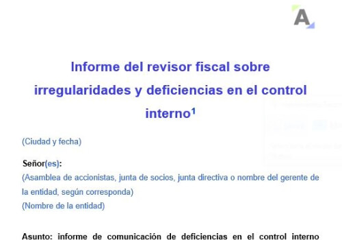 8va25-informe-revisor-fiscal-deficiencias-control-interno (1) | Actualícese revisor fiscal